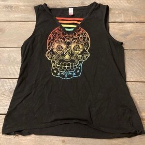 Skull tank top
